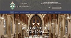 Desktop Screenshot of cathedralofstjohnthebaptist.org